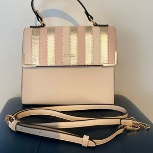 Dune London Pale Pink and Rose Gold Purse